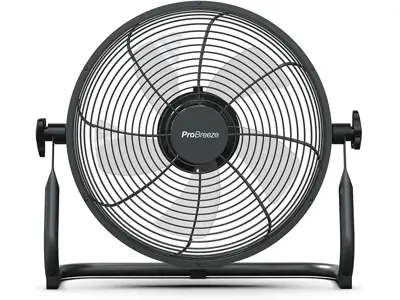 Ventilador de Suelo Pro Breeze con Batería Recargable - Silencioso y Portátil