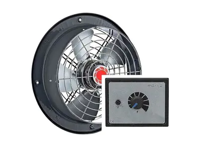 Ventilador Industrial 250mm con Regulador de Velocidad 500W